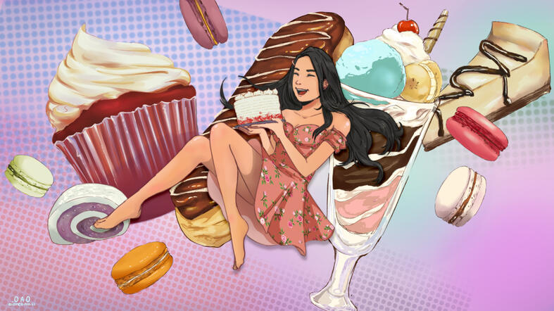 Full-body, dynamic (modified + bg)